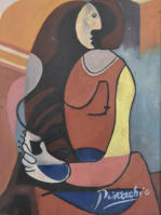 Oil on board
