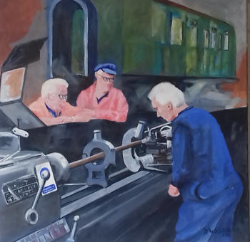 Oil on canvas. 60 x 60cm