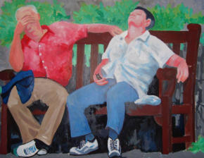 Oil on canvas - 30 x 40cm. Sold